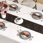 Zevemomo 70.9 Grande Table de Salle à Manger pour 8, Table de Ferme avec Plateau Spacieux et Base en Acier en V, 8 Pieds Réglables pour Cuisine, Salle à Manger - Blanc
