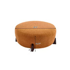 Pouf rond moderne en bouclé Poppy Christopher Knight Home