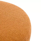 Pouf rond moderne en bouclé Poppy Christopher Knight Home