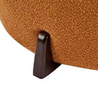 Pouf rond moderne en bouclé Poppy Christopher Knight Home