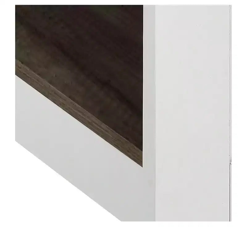 Table basse avec rangement Table basse de ferme Table basse en bois carrée de salon avec compartiment de rangement semi-ouvert