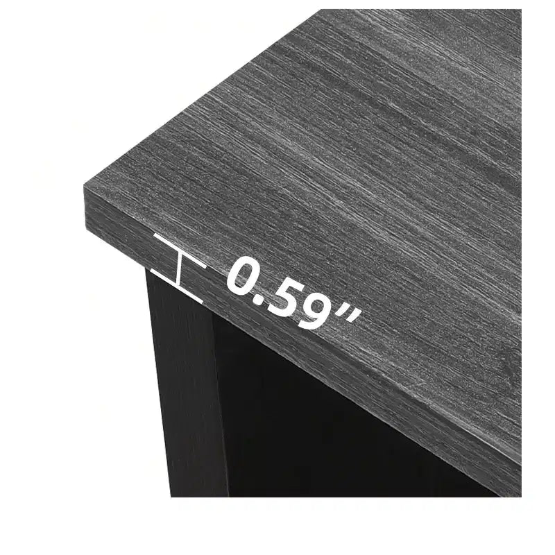 Table basse avec rangement Table basse de ferme Table basse en bois carrée de salon avec compartiment de rangement semi-ouvert