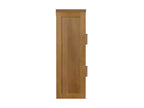 Meuble Haut de Salle de Bain 2 Portes avec Accents en Bois Massif et Rotin Naturel Hatteras Modern Boho - Teamson Home
