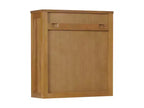 Meuble Haut de Salle de Bain 2 Portes avec Accents en Bois Massif et Rotin Naturel Hatteras Modern Boho - Teamson Home
