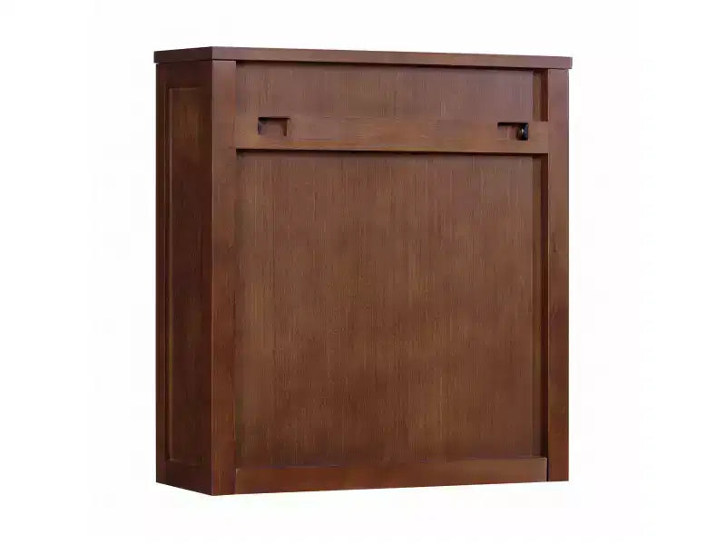 Meuble Haut de Salle de Bain 2 Portes avec Accents en Bois Massif et Rotin Naturel Hatteras Modern Boho - Teamson Home