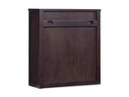 Meuble Haut de Salle de Bain 2 Portes avec Accents en Bois Massif et Rotin Naturel Hatteras Modern Boho - Teamson Home