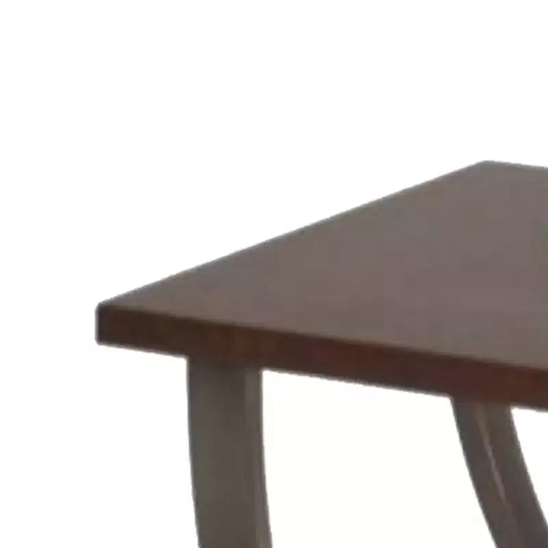 Table d'appoint en bois et métal Royal Hampton avec pieds galbés