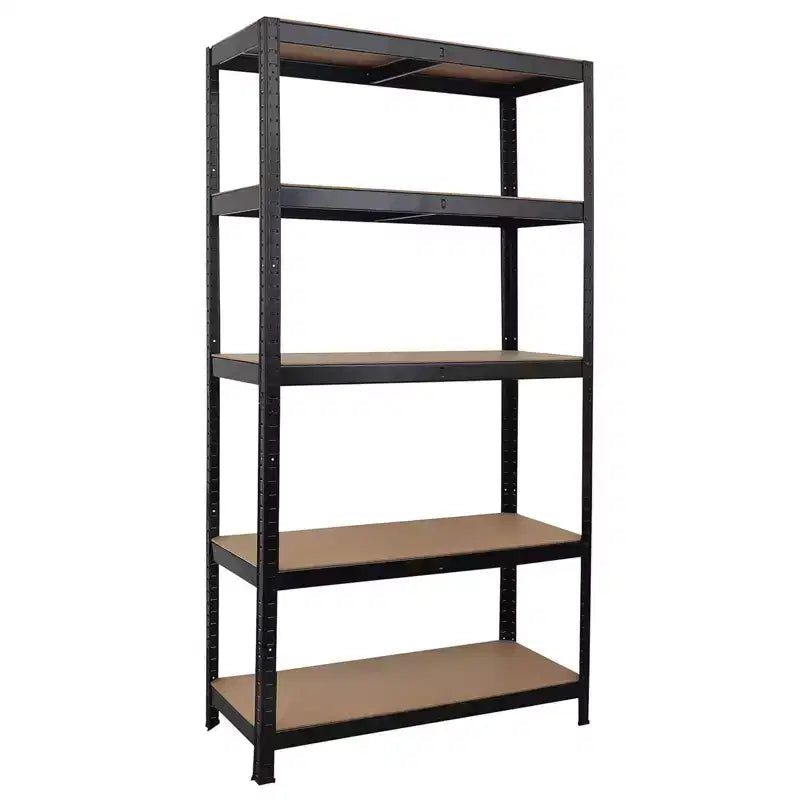 23.6x15.7x47.2 5-Tier Heavy Duty Storage Rack C Adjustable Steel Frame Utility Shelf for Garage/Warehouse/Kitchen (1-Pack)