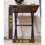 Table d'appoint croisée par PIPE DECOR