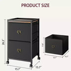Meuble de classement mobile, meuble de classement moderne avec roulettes, rangement en tissu sous le bureau, support d'imprimante roulant, armoire à documents
