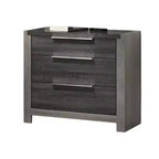 Table de chevet Royal Hampton, 30 pouces, 5 tiroirs de rangement avec poignées métalliques