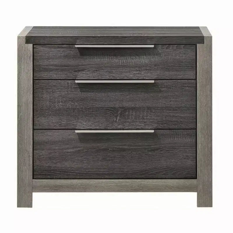Table de chevet Royal Hampton, 30 pouces, 5 tiroirs de rangement avec poignées métalliques
