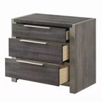 Table de chevet Royal Hampton, 30 pouces, 5 tiroirs de rangement avec poignées métalliques