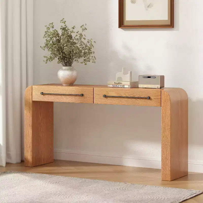 Console moderne Calderon avec 2 tiroirs Christopher Knight Home