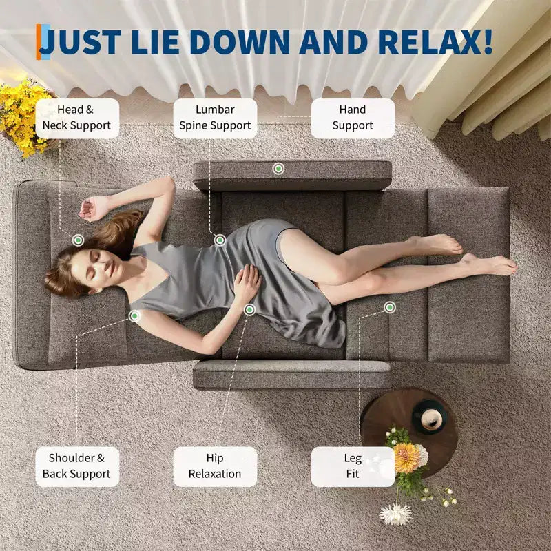 Fauteuil inclinable électrique GustoWave pour salon, inclinable réglable, canapé simple ergonomique surdimensionné, sièges rembourrés pour cinéma maison