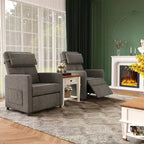 Fauteuil inclinable électrique GustoWave pour salon, inclinable réglable, canapé simple ergonomique surdimensionné, sièges rembourrés pour cinéma maison