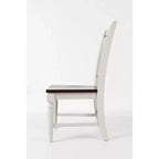 Jofran, chaise à dossier latté en bois d'hévéa massif Orchard Park Farmhouse (lot de 2)