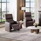 Fauteuil inclinable, fauteuil inclinable réglable, canapé ergonomique surrembourré, dossier haut, assise rembourrée, 2 poches latérales, siège de cinéma maison pour salon
