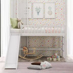 Okak Lit mezzanine enfant avec toboggan, taille double/pleine, 77,4 pouces, lit simple avec garde-corps de sécurité et échelle, cadres de lit pour chambre d'enfant, salle de jeux