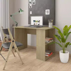 Bureau Chêne Sonoma Bois d'ingénierie Medium Bureau d'ordinateur