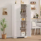 Meuble de cuisine, armoire de rangement autoportante blanche, 60 placards, meuble de rangement haut de salle de bain