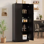 Meuble de cuisine, armoire de rangement autoportante blanche, 60 placards, meuble de rangement haut de salle de bain