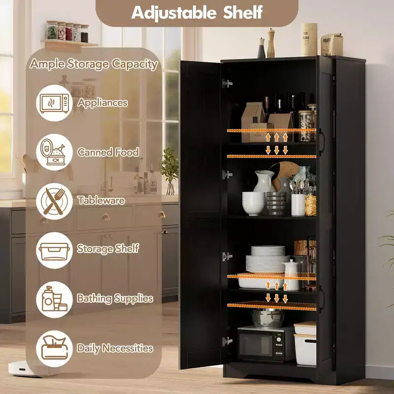 Meuble de cuisine, armoire de rangement autoportante blanche, 60 placards, meuble de rangement haut de salle de bain