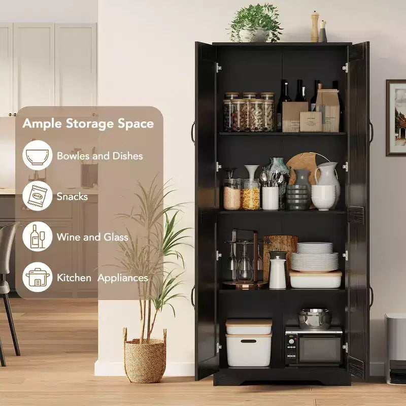 Meuble de cuisine, armoire de rangement autoportante blanche, 60 placards, meuble de rangement haut de salle de bain