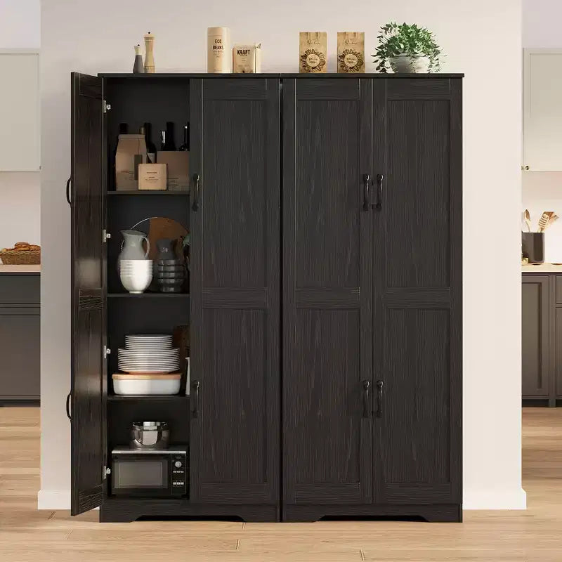 Meuble de cuisine, armoire de rangement autoportante blanche, 60 placards, meuble de rangement haut de salle de bain