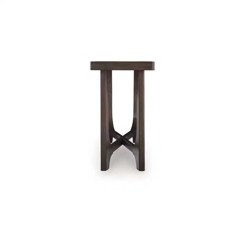 Signature Design by Ashley Korestone - Table console de canapé, marron foncé, table console d'entrée contemporaine
