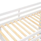 Lits superposés séparables superposés en L, avec escalier de rangement, cadre de lit en bois avec 4 tiroirs et étagères pour enfants, adolescents et adultes