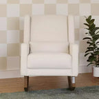 Fauteuil à bascule Kai de Babyletto en tissu Eco-Performance | Hydrofuge et antitache