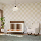 Fauteuil à bascule Kai de Babyletto en tissu Eco-Performance | Hydrofuge et antitache