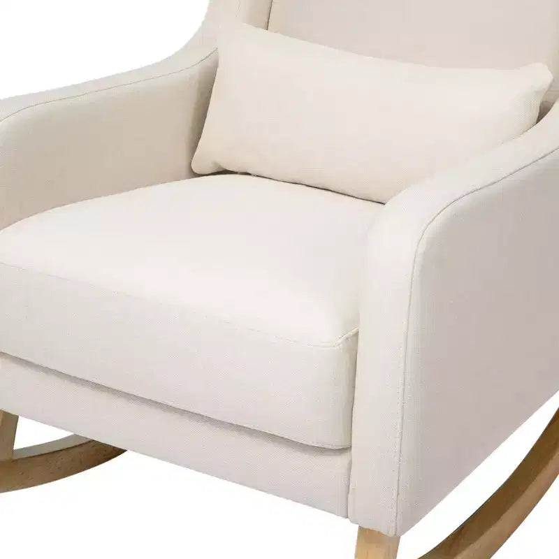 Fauteuil à bascule Kai de Babyletto en tissu Eco-Performance | Hydrofuge et antitache