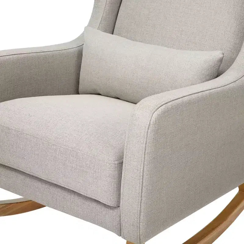 Fauteuil à bascule Kai de Babyletto en tissu Eco-Performance | Hydrofuge et antitache