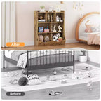 Bibliothèque pour enfants à trois niveaux, bibliothèque pour enfants avec armoires de rangement, étagère de rangement pour jouets, adaptée aux salles de jeux, aux chambres d'enfants