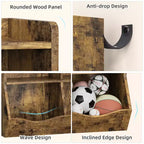 Bibliothèque pour enfants à trois niveaux, bibliothèque pour enfants avec armoires de rangement, étagère de rangement pour jouets, adaptée aux salles de jeux, aux chambres d'enfants