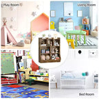Bibliothèque pour enfants à trois niveaux, bibliothèque pour enfants avec armoires de rangement, étagère de rangement pour jouets, adaptée aux salles de jeux, aux chambres d'enfants