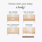 Lit de bébé convertible 3-en-1 LaLa
