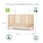 Lit de bébé convertible 3-en-1 LaLa