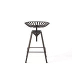 Tabouret de bar pivotant HomeRoots Bronze Iron sans dossier et réglable en hauteur