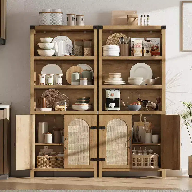 Bibliothèques et étagères rustiques avec portes, bibliothèques en bois à 3 étagères avec armoires, étagères de rangement de 70 cm de haut sur pied pour chambre à coucher