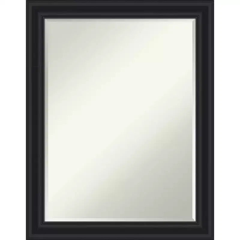 Amanti Art Dalat Half-Inch-Bevel Framed Bathroom Vanity Wall Mirror