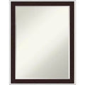Amanti Art Maya Half-Inch-Bevel Framed Bathroom Vanity Wall Mirror