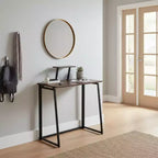 FurnitureR Bureau pliant de 80 cm avec étagère supérieure réglable, petite table d'appoint pour ordinateur portable, table compacte facile à assembler pour bureau à domicile ou salon