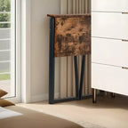 FurnitureR Bureau pliant de 80 cm avec étagère supérieure réglable, petite table d'appoint pour ordinateur portable, table compacte facile à assembler pour bureau à domicile ou salon