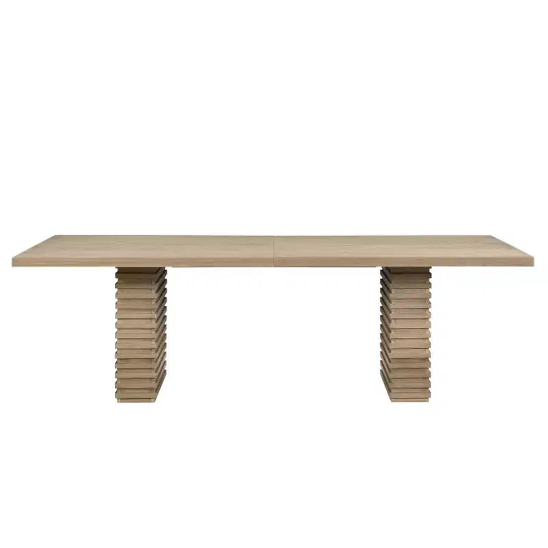Christopher Knight Home Atkins 95, table de salle à manger en bois massif, capacité de 8 places