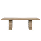 Christopher Knight Home Atkins 95, table de salle à manger en bois massif, capacité de 8 places