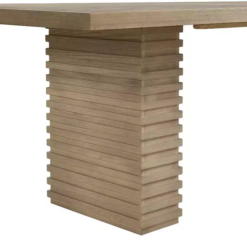 Christopher Knight Home Atkins 95, table de salle à manger en bois massif, capacité de 8 places
