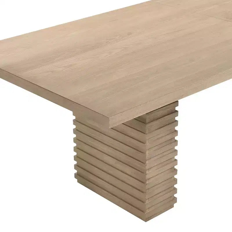 Christopher Knight Home Atkins 95, table de salle à manger en bois massif, capacité de 8 places